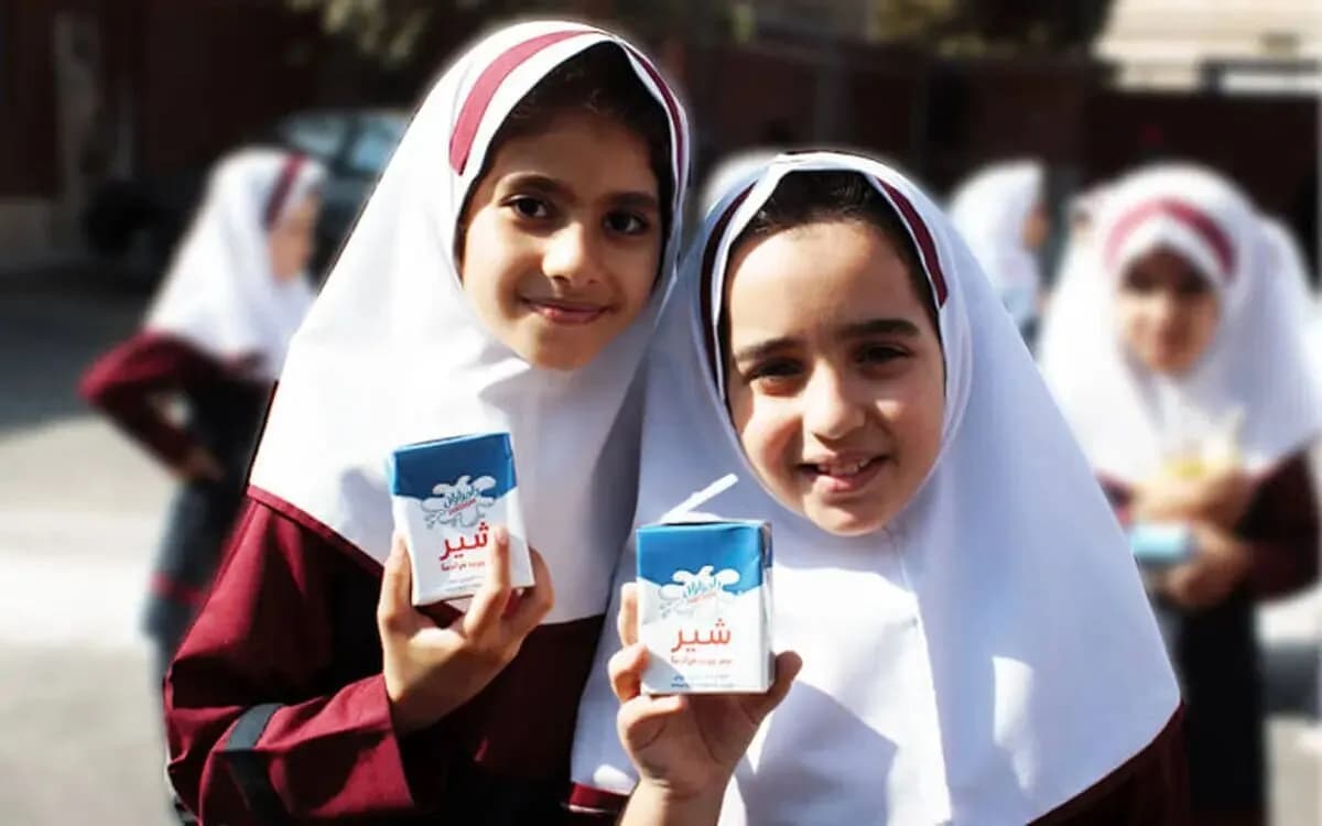 دستورالعمل توزیع رایگان شیر مدارس ابلاغ شد