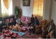 عیادت رئیس تامین‌اجتماعی فومن از خانواده مصدوم شده در حملات رژیم‌صهیونیستی